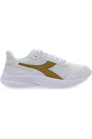 Diadora Scarpe da Corsa Bianche e Oro EAGLE 8 W