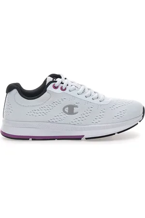 Champion Sneakers Bianche con Dettagli Blu e Tomaia in Mesh JAUNT