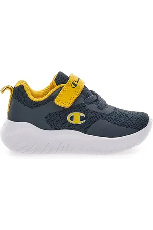 Champion Sneakers Primi Passi Navy e Gialle con Velcro SOFTY EVOLVE B TD