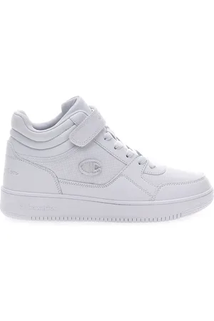 Champion Sneakers Mid-Cut Bianche Alte con Velcro sulla Caviglia RD18 MID