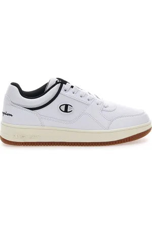 Champion Sneakers Bianche e Nero con Suola in Gomma RD18 LOW