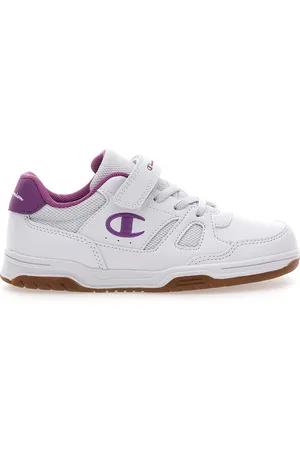 Champion Sneakers Bianche e Rosa Con Strappo in Velcro CLY 87 G PS