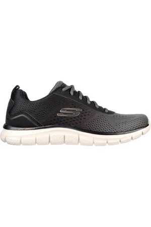 Skechers Sneakers Vegan Nere e Verdi Con Memory Foam Track - Ripkent