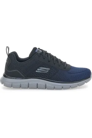 Skechers Sneakers Vegan Nere e Bianche Con Memory Foam Track - Ripkent