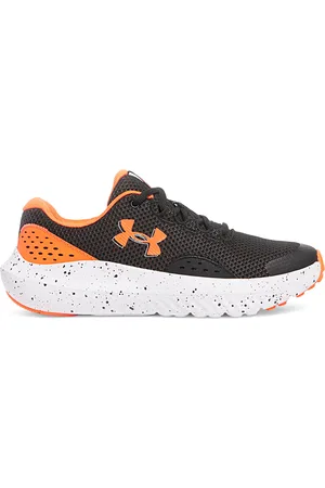 Under Armour Scarpe da Allenamento Nere e Arancioni UNDER AMOUR Grade School Surge 4