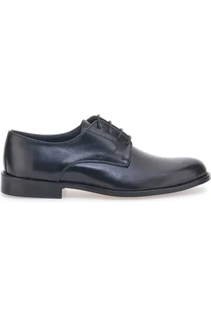 Pittarello Scarpe Stringate Nere In Vera Pelle 7720