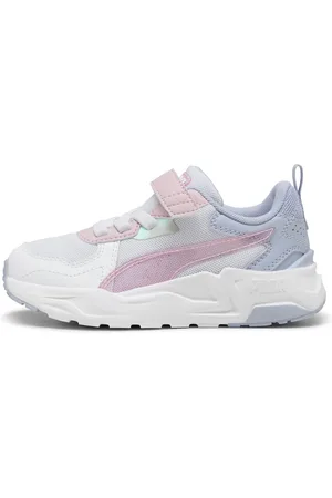 PUMA Sneakers bianche e rosa TrinitLite Blurry Dreams