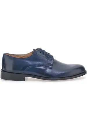Pittarello Scarpe Stringate Blu In Vera Pelle 7720