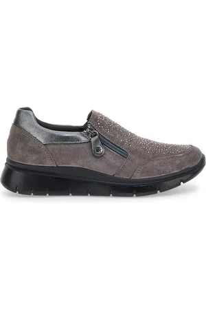 IMAC Sneakers Slip on scuro e brillantini Made in Italy 656170