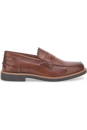 Pittarello Mocassini Marroni In Vera Pelle da Uomo 8027