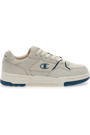 Champion Sneakers Beige con Dettagli Blu RD18 HERITAGE BAJA B GS