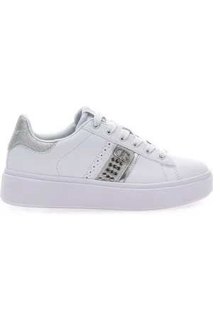 COTTON BELT Sneakers Bianche con Dettagli Argentati ANNUNZIATA LTH