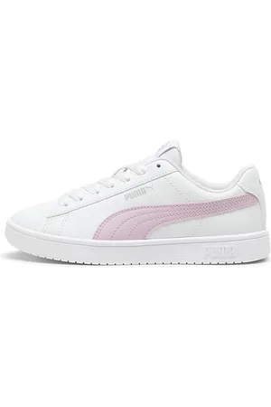 PUMA Sneakers Bianche con Banda Rosa Rickie Classic JR