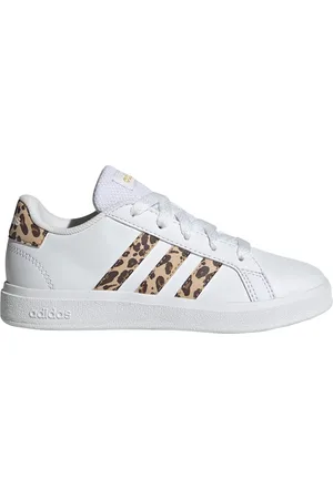 adidas Sneakers Bianche Con Dettagli Animalier Grand Court 2 K