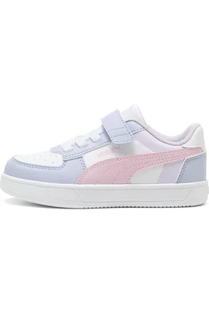 PUMA Sneakers Bianche E Lilla con Velcro CAVEN 2.0 BLOCK AC+ PS