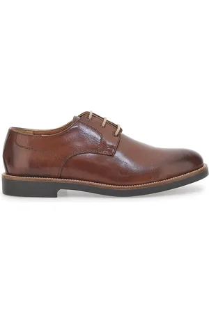 Pittarello Scarpe Stringate Marroni in Vera Pelle 8025