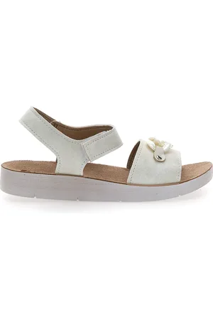 Inblu Sandali Bianchi Con Strappo In Velcro 26 Cj