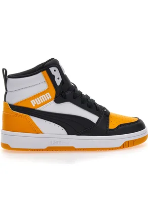 PUMA Sneakers Alte Gialle/Nere Rebound V6 Mid JR