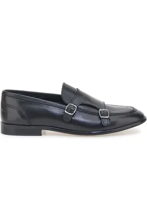 Pittarello Mocassini Neri In Vera Pelle Made In Italy 2371