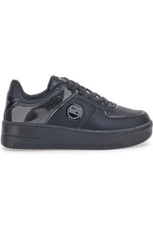 Coveri Sneakers Nere Con Flatform Amber Microfiber Metal