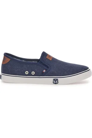 Route 66 Sneakers Slip-On Blu Ruote 66 01805