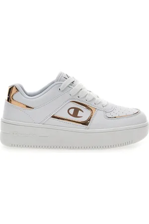 Champion Sneakers Bianche Con Logo Laterale Foul Plat Element