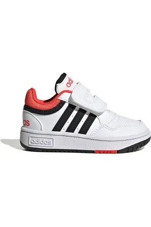 adidas Snaekers bianche con velcro HOOPS 3.0