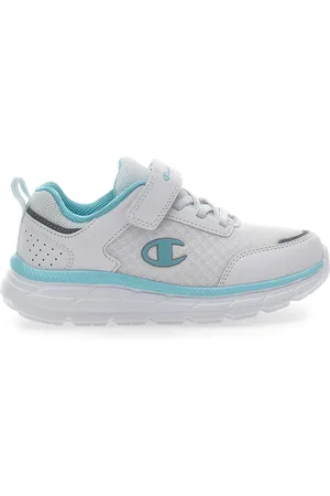 Champion Sneakers Bianche e Azzurre Con Strappo FX III G PS