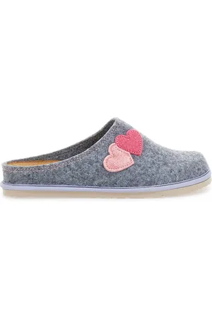 Inblu Pantofole grigie con cuori colorati 37 CS