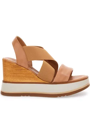 Pittarello Sandali Beige Con Zeppa 24953