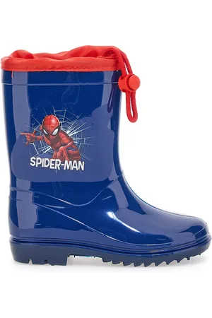 Disney Stivali Da Pioggia Blu in Gomma Spiderman R1310303S