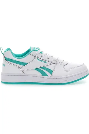 Reebok Sneakers Bianche e Verde Acqua Royal Prime 2