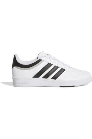 adidas Sneakers Bianche con Tomaia in Suede Hoops 4.0