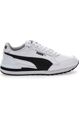 PUMA Sneakers bianche e nere in nylon ST Runner v4 jr