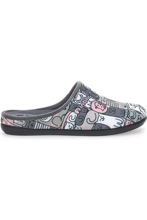 Inblu Pantofole Grigie con Gatti 16 GF
