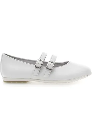 Laura Biagiotti Ballerine Bianche Con Cinturini AG17071