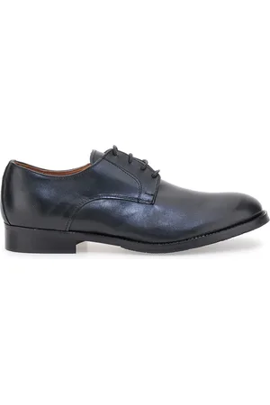 Pittarello Scarpa Stringata Nera in Vera Pelle 506