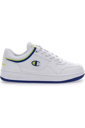 Champion Sneakers Bianche e Con Suola Blu Rebound Low B Gs