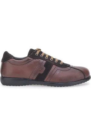 Pittarello Scarpe Stringate Marroni Vera Pelle 4736