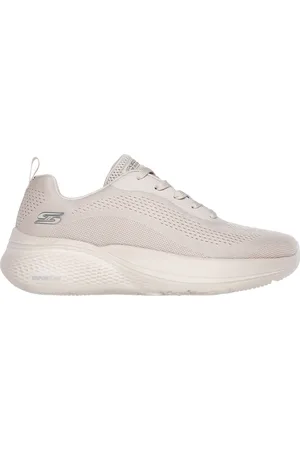 Skechers Sneakers vegan beige con tomaia traforata BOBS INFINITY VAPOR EXACT
