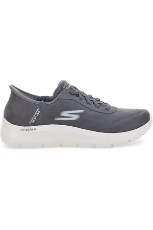 Skechers Sneakers Grigie Con Slip-Ins Go Walk Flex Smooth Motion