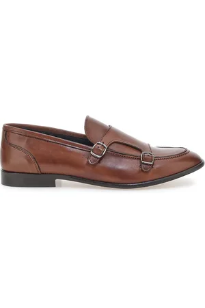 Pittarello Mocassini Marroni In Vera Pelle Made In Italy 2371