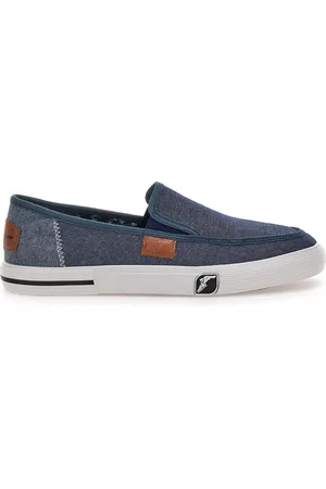 Goodyear Sneakers Slip-On Blu in Tela 41037