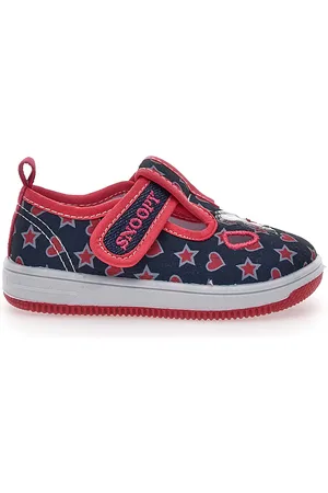 Snoopy Scarpe Primi Passi Jeans e Fucsia in Tela 2216111