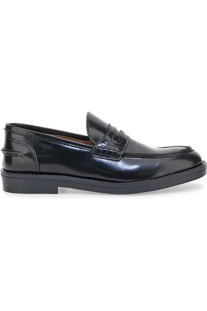 Pittarello Mocassini Neri in Vera Pelle 3252