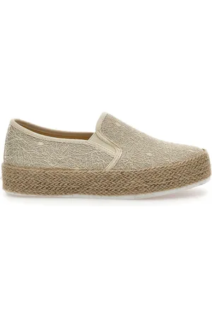 Energy Espadrillas Beige con Pizzo 132