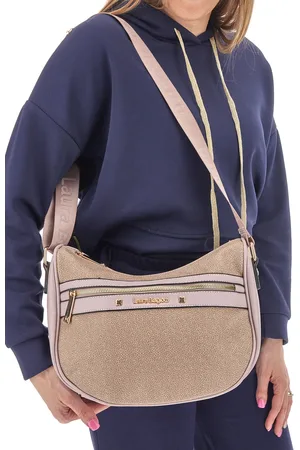 Laura Biagiotti Borsa a Tracolla Rosa Con Dettagli Dorati Rosemin
