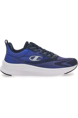 Champion Sneakers Nere e Blu con Tomaia in Mesh GALACTIC Low Cut Shoe