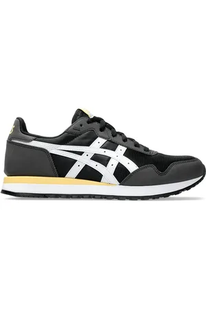 Asics Sneakers Nere con Dettagli Laterali Bianchi TIGER RUNNER II