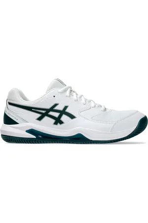 Asics Scarpe da Tennis Bianche e Verdi GEL-DEDICATE 8 CLAY